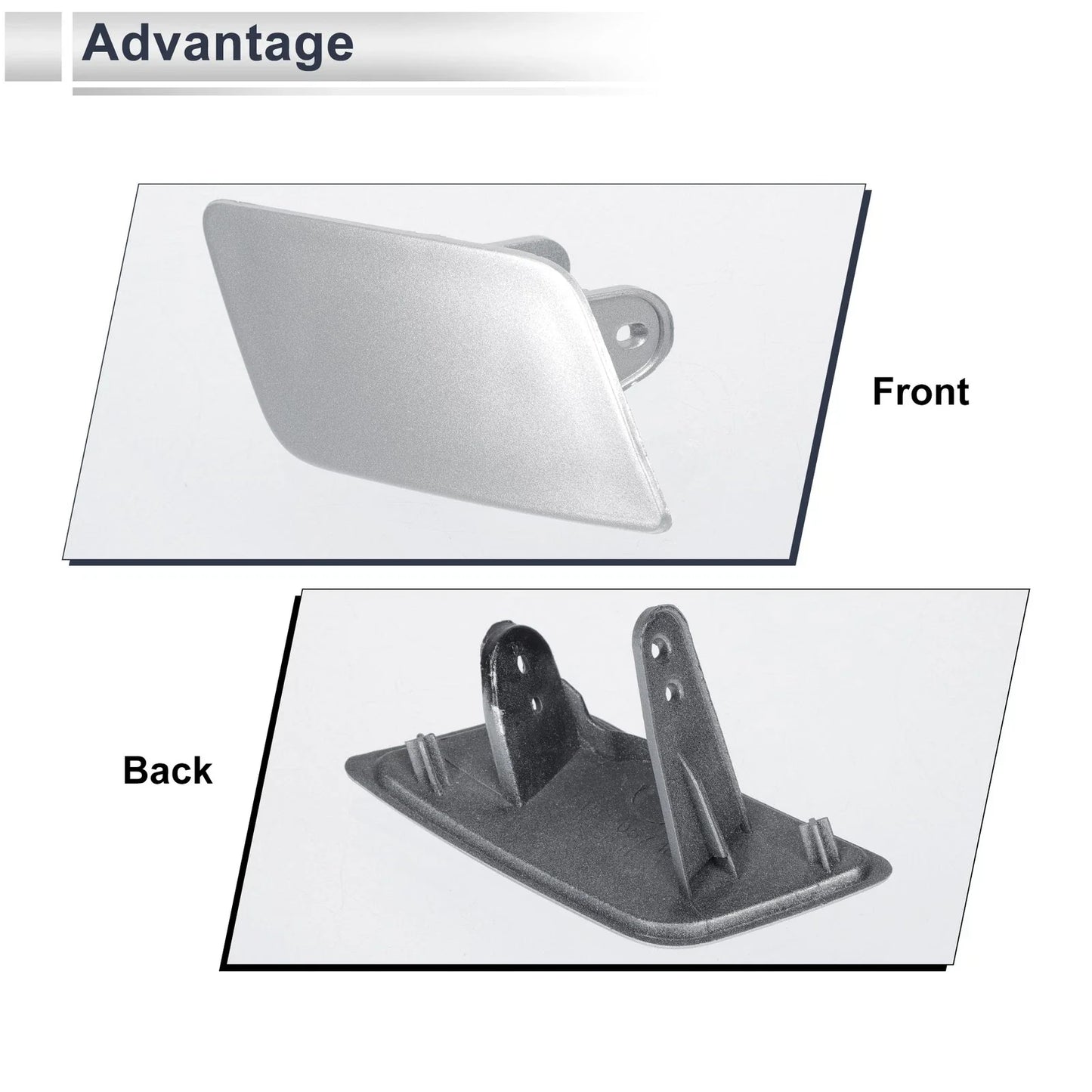 Front Right Side Bumper Headlight Washer Nozzle Cover Cap for BMW 335i