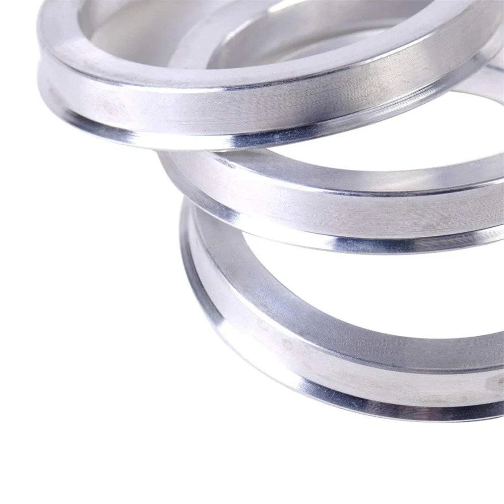 4 x 72.6mm to 56.1mm Aluminium Alloy Hub Centric Rings for Car Wheel Spacer