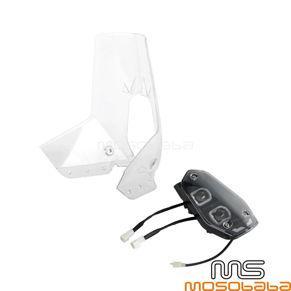 Front Windshield & Headlight Beam Kit for 790/890 Adventure-R (2020-2023)