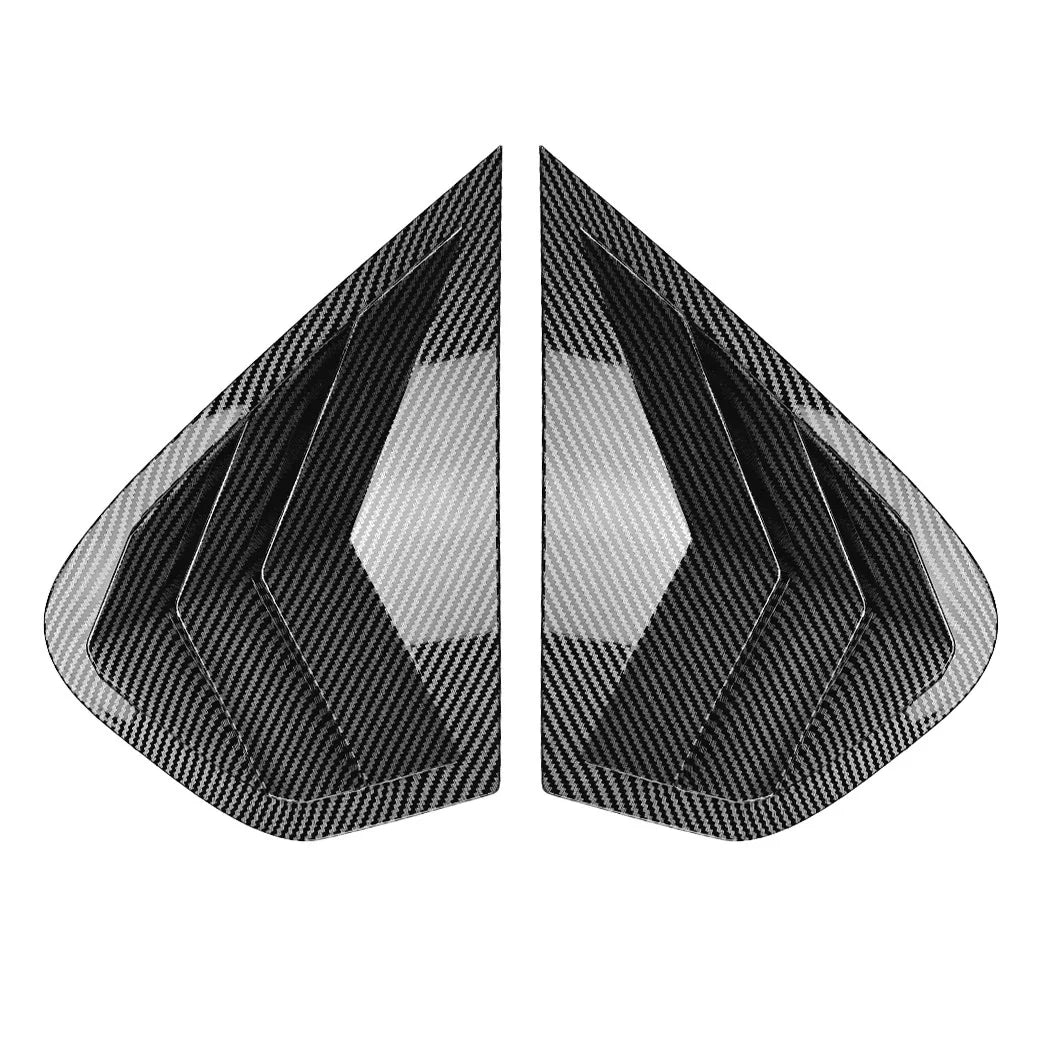 Carbon Style Rear Window Quarter Duct Vent Covers for BMW X6 (2008–2014)