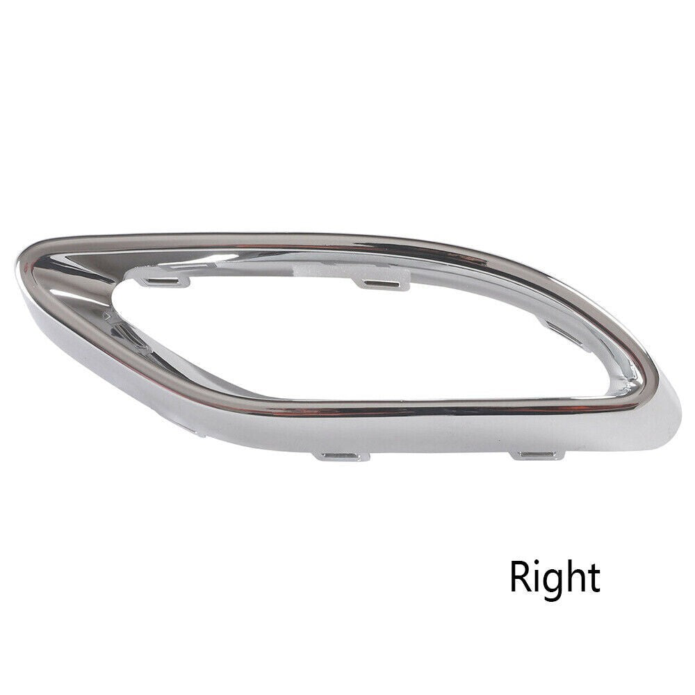 Set of 2 Chrome Bumper Trim for Mercedes-Benz A220 E400 E350 (2018–2022)
