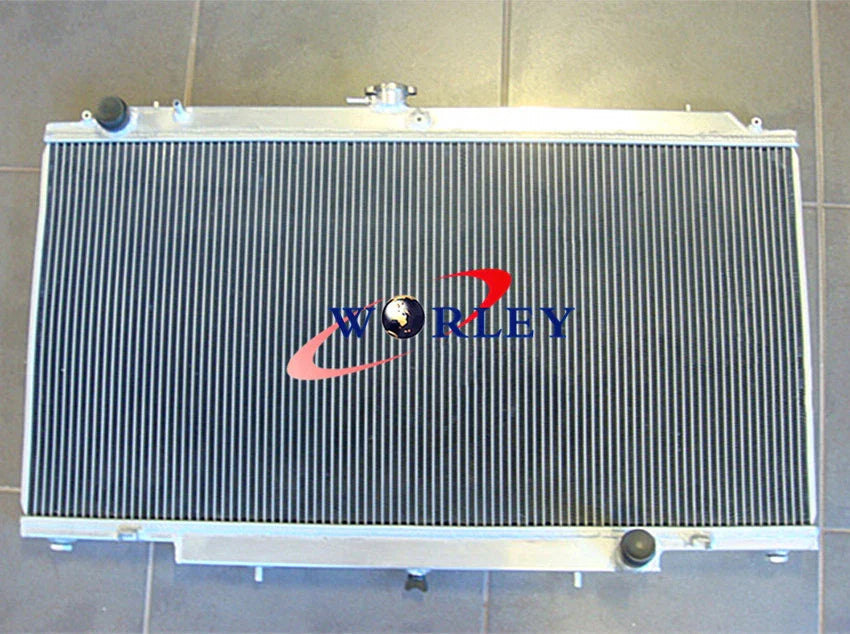 3 Row Aluminum Radiator + Fans for Nissan Patrol Y61 GU 4.5L TB45E (1997-2016)