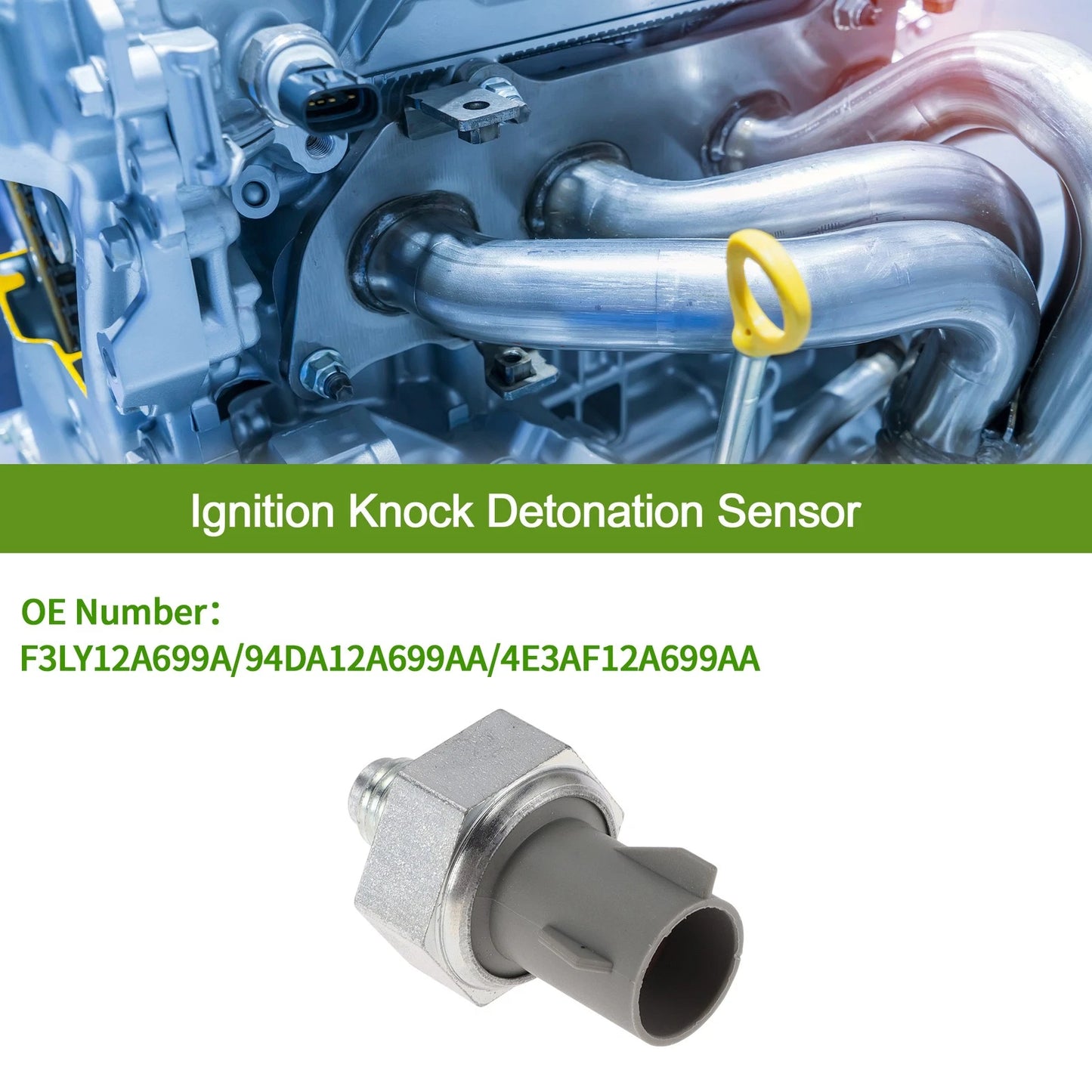 1 Pc Ignition Knock Detonation Sensor No.F3LY12A699A for Ford E-150 (1997–1998)
