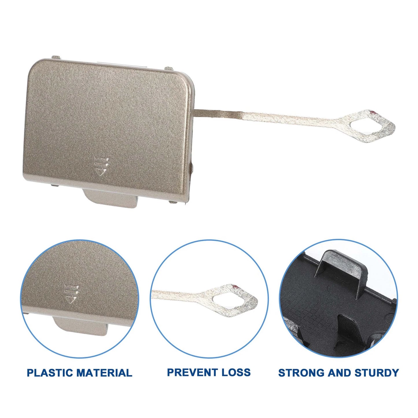 Tow Hook Cover for Mercedes-Benz C-Class Sedan (A2048850124)