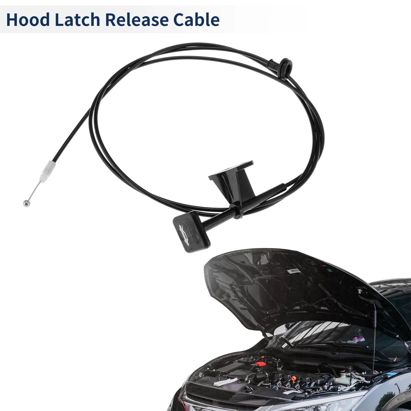 Hood Latch Release Cable for Honda Civic (2001–2005) 74130S5AA01ZA/74130S5DA01ZA