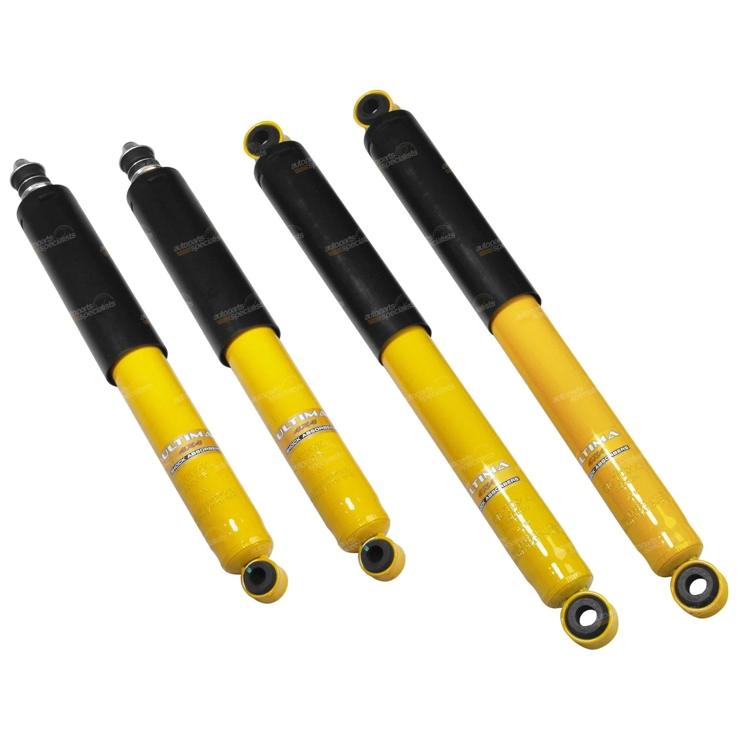 4 x Long Travel Front + Rear Gas Shock Absorbers for Hilux LN65 LN67 YN65 YN67