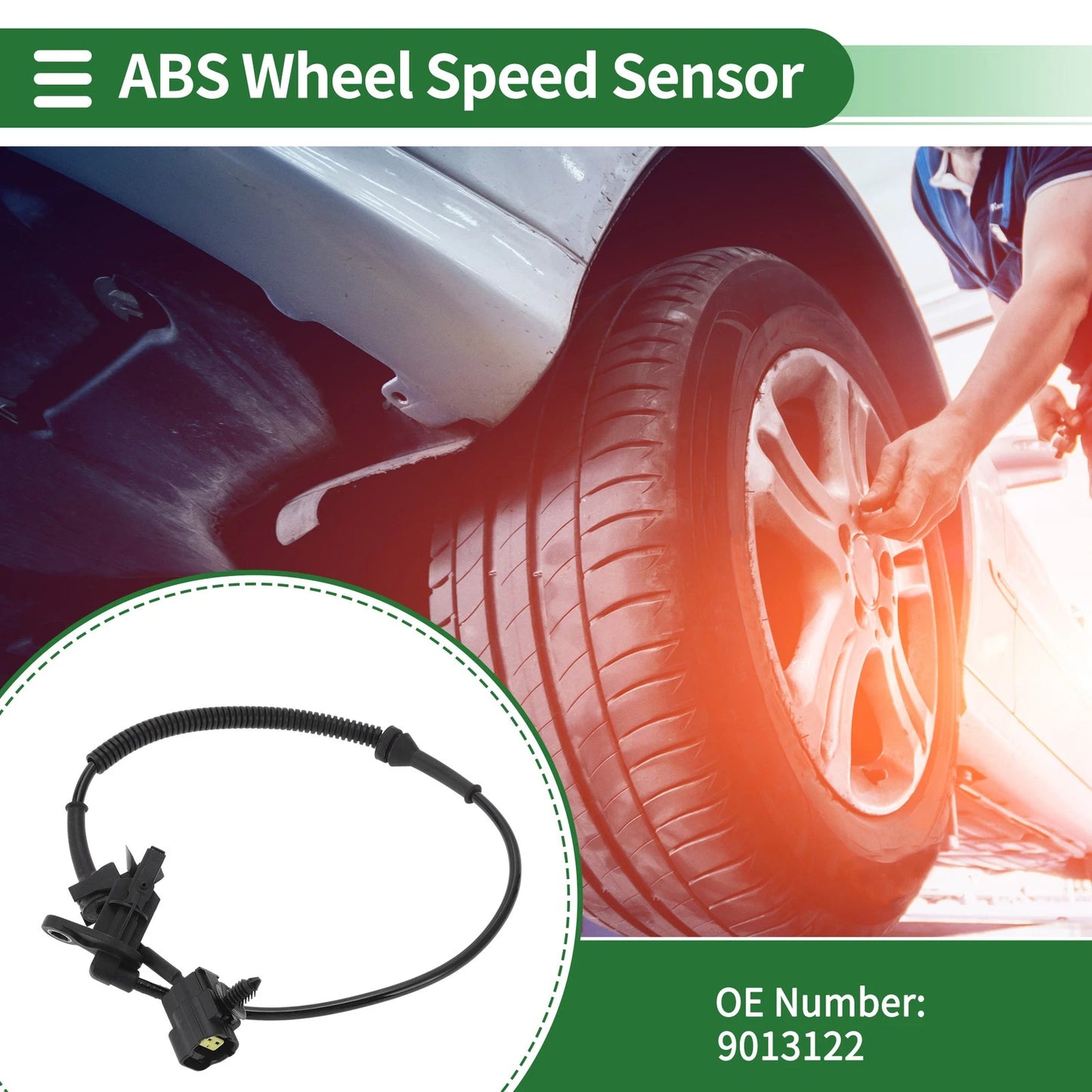 ABS Wheel Speed Sensor No. 9013122 for Chevrolet Sail (2012–2017)