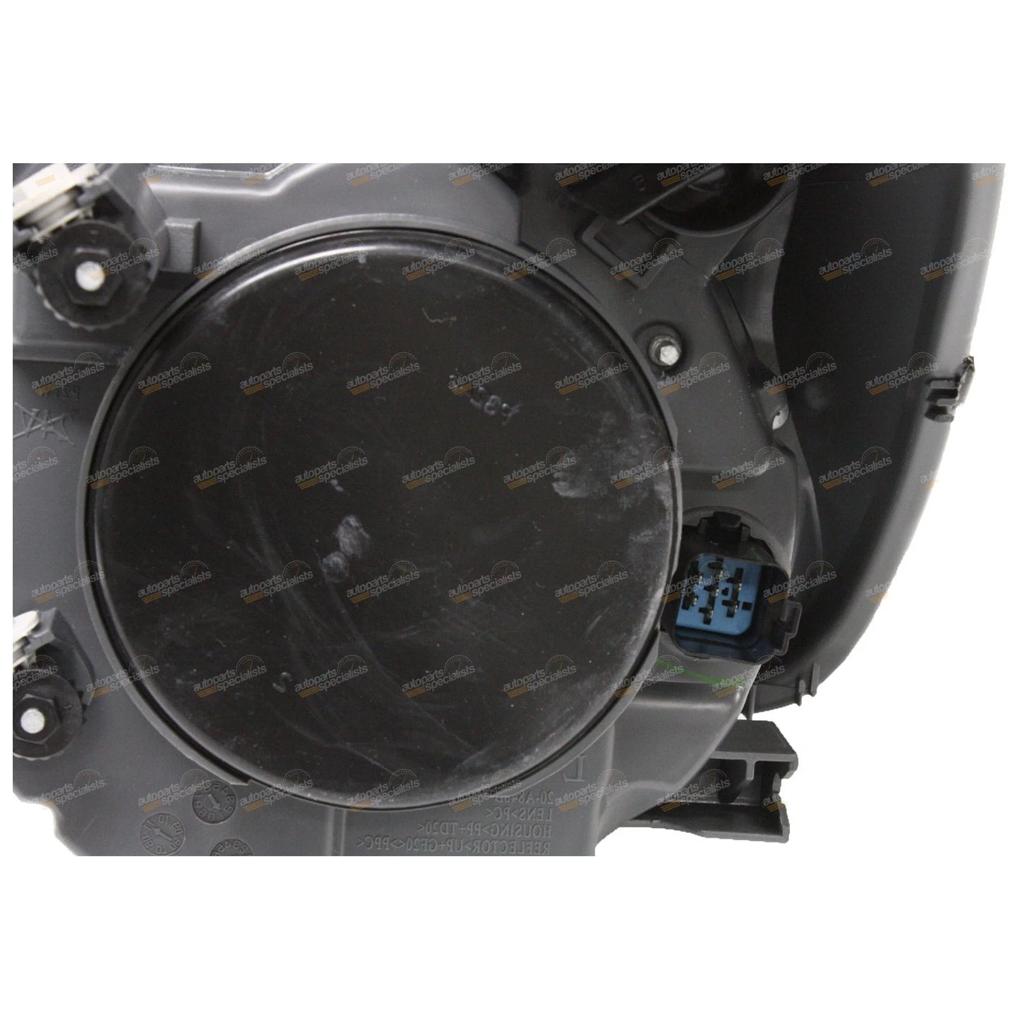 RH Black Headlight for Ford Fiesta WQ (2005–2008)