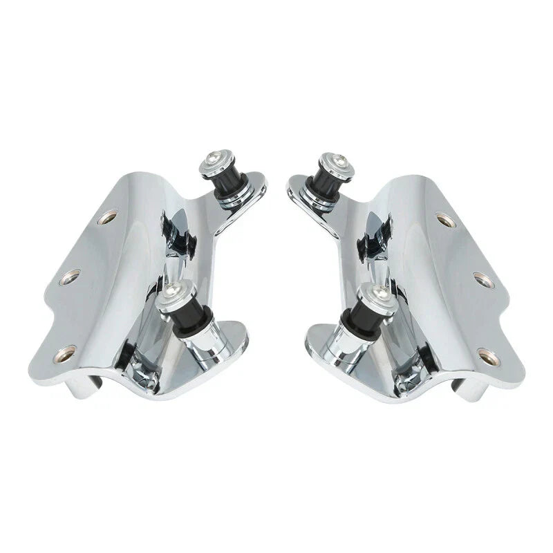 Chrome 4 Point Docking Kit w Covers for Harley Street Glide (2009 - 2013)