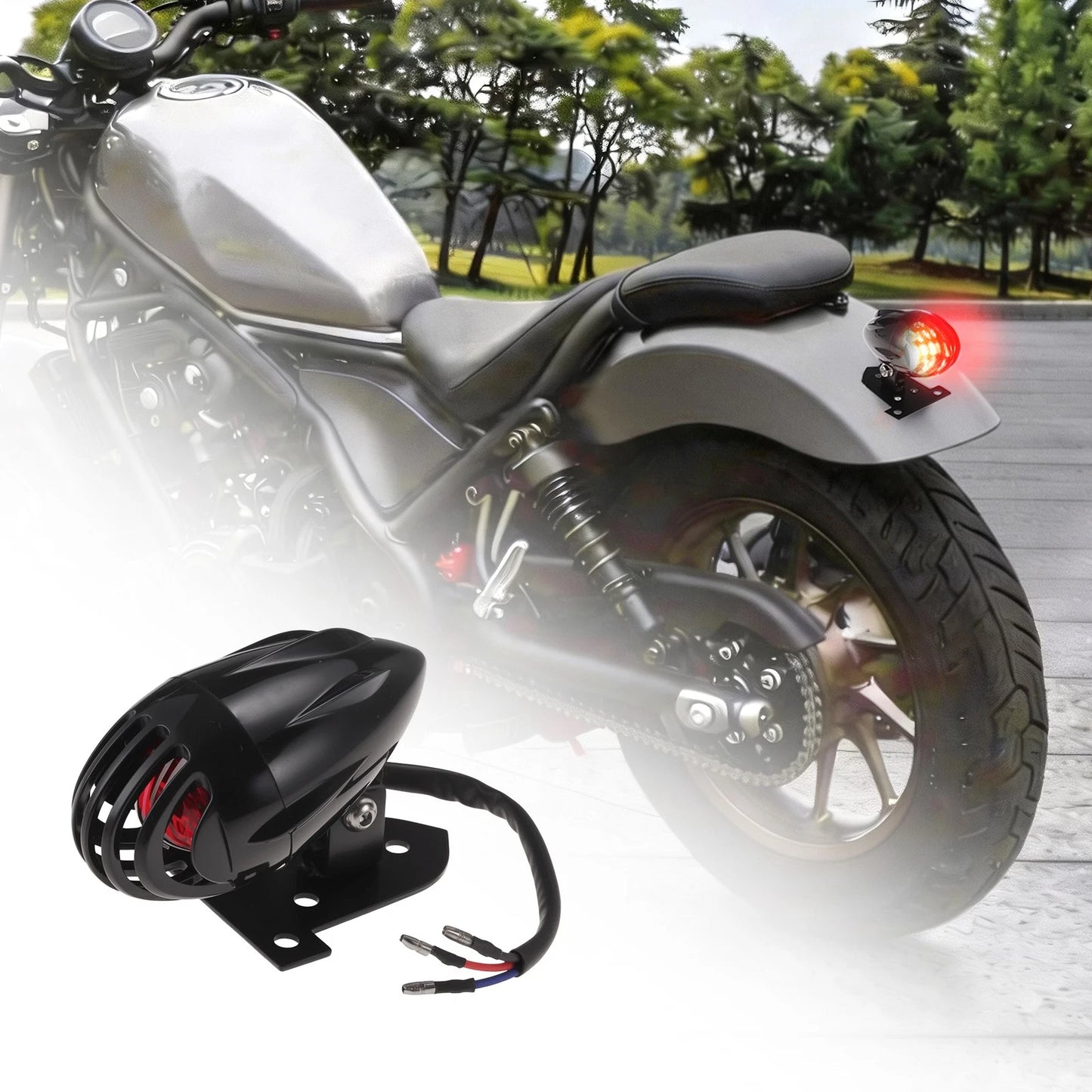 LED Tail Light for Motorcycle (12V)