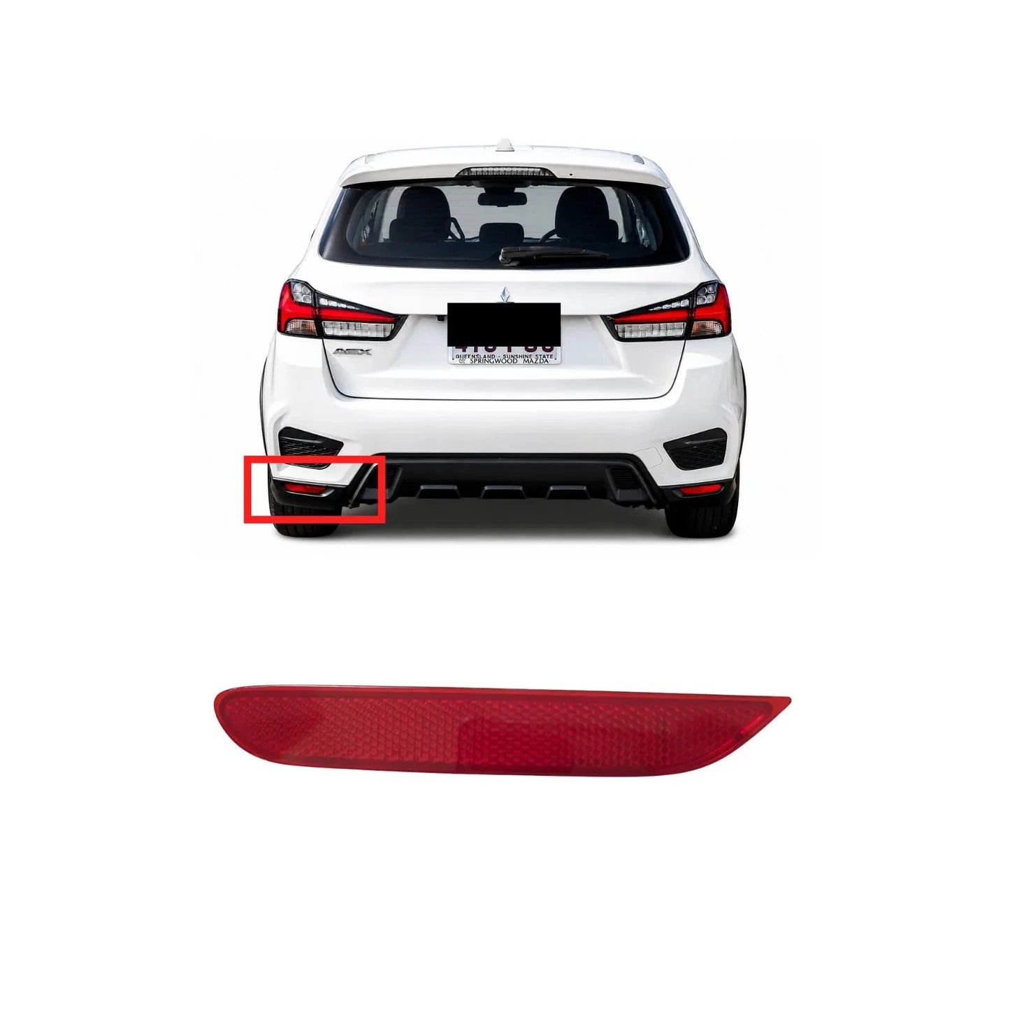 Rear Bar Reflector Left Side for Mitsubishi ASX (2019–Current)