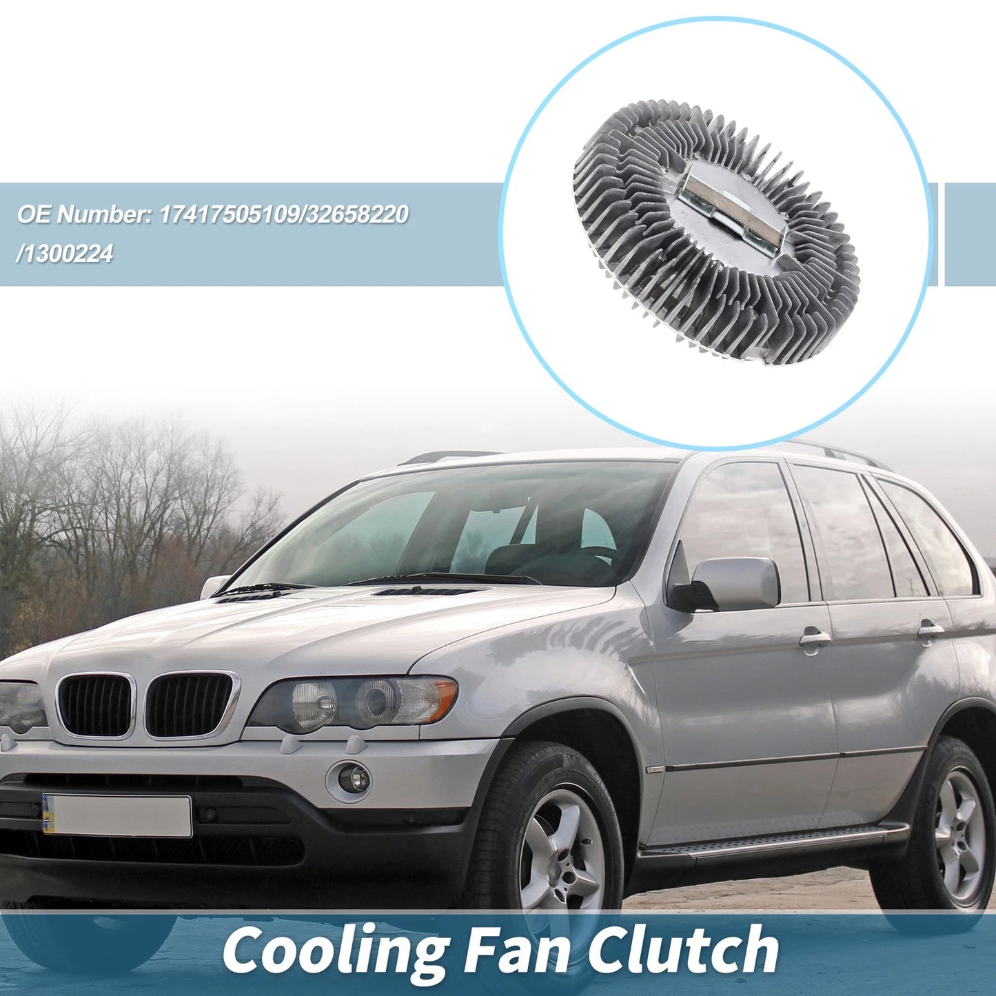 Engine Cooling Fan Clutch for BMW 745i (2002–2005) No. 17417505109