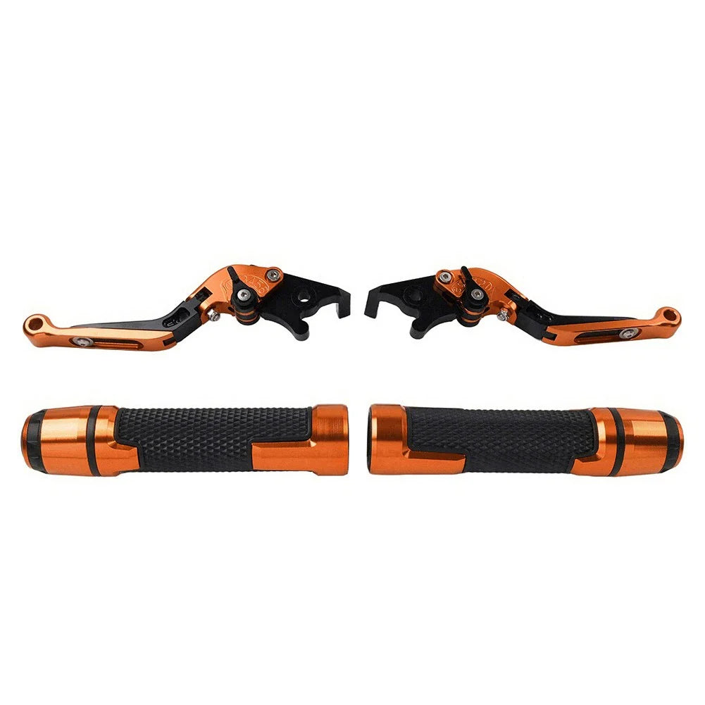 Folding Extendable Brake Clutch Lever Handlebar Grip Set for Yamaha FJR XJR 1300