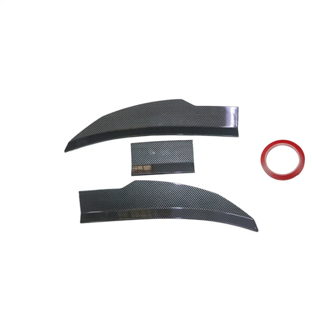 Adjustable Carbon Fiber Rear Trunk Spoiler Lip for Universal Fit (N/A)
