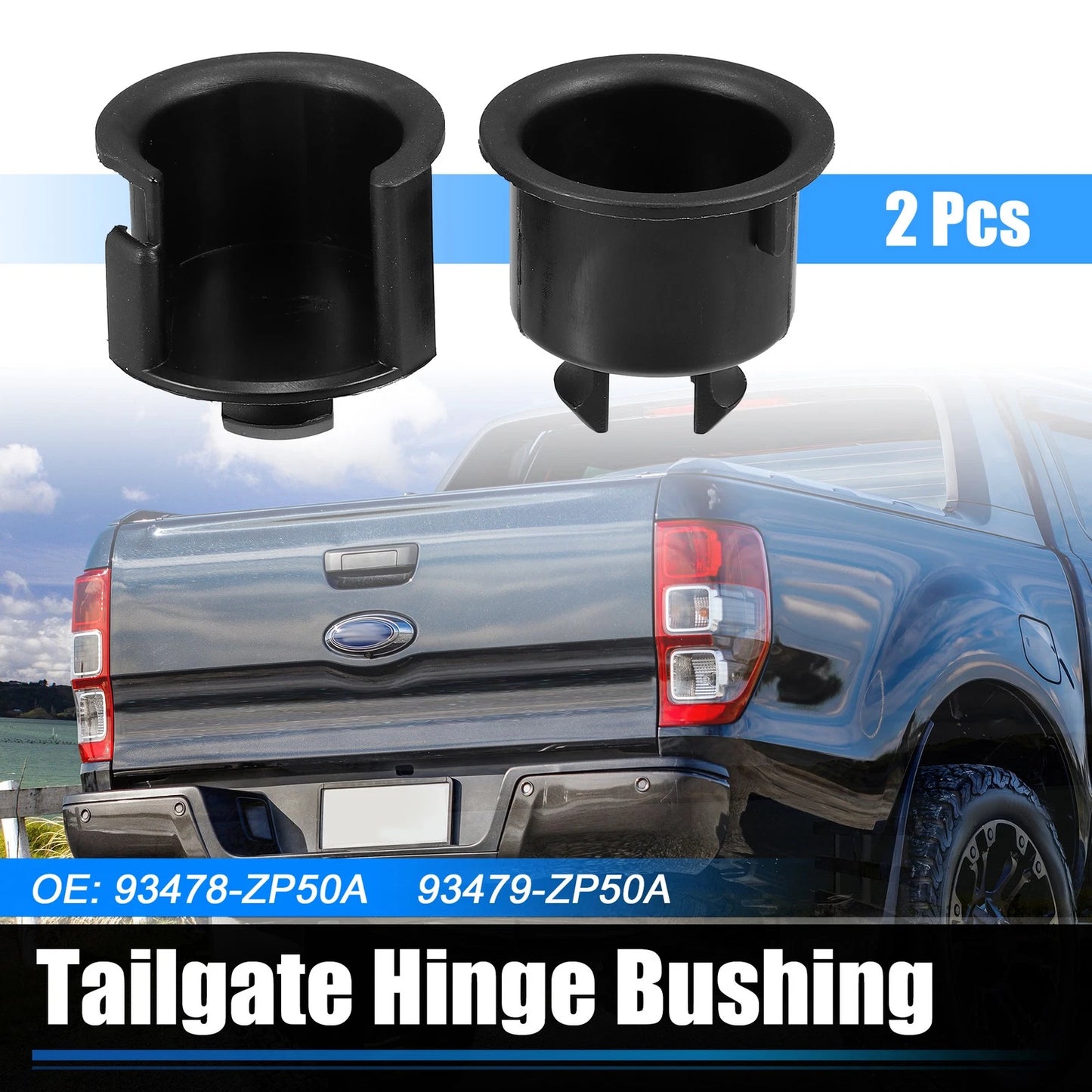 2 Pcs Rear Tailgate Bushing for Nissan Frontier (2007–2021) 93478ZP50A
