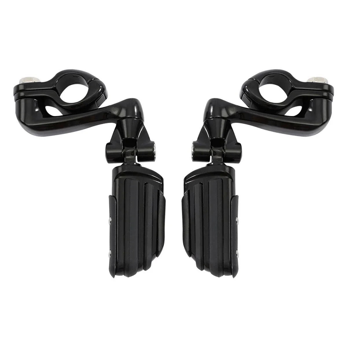 1 1/4" Engine Guard Highway Adjustable Male Mounting Footpegs for Motorcycle