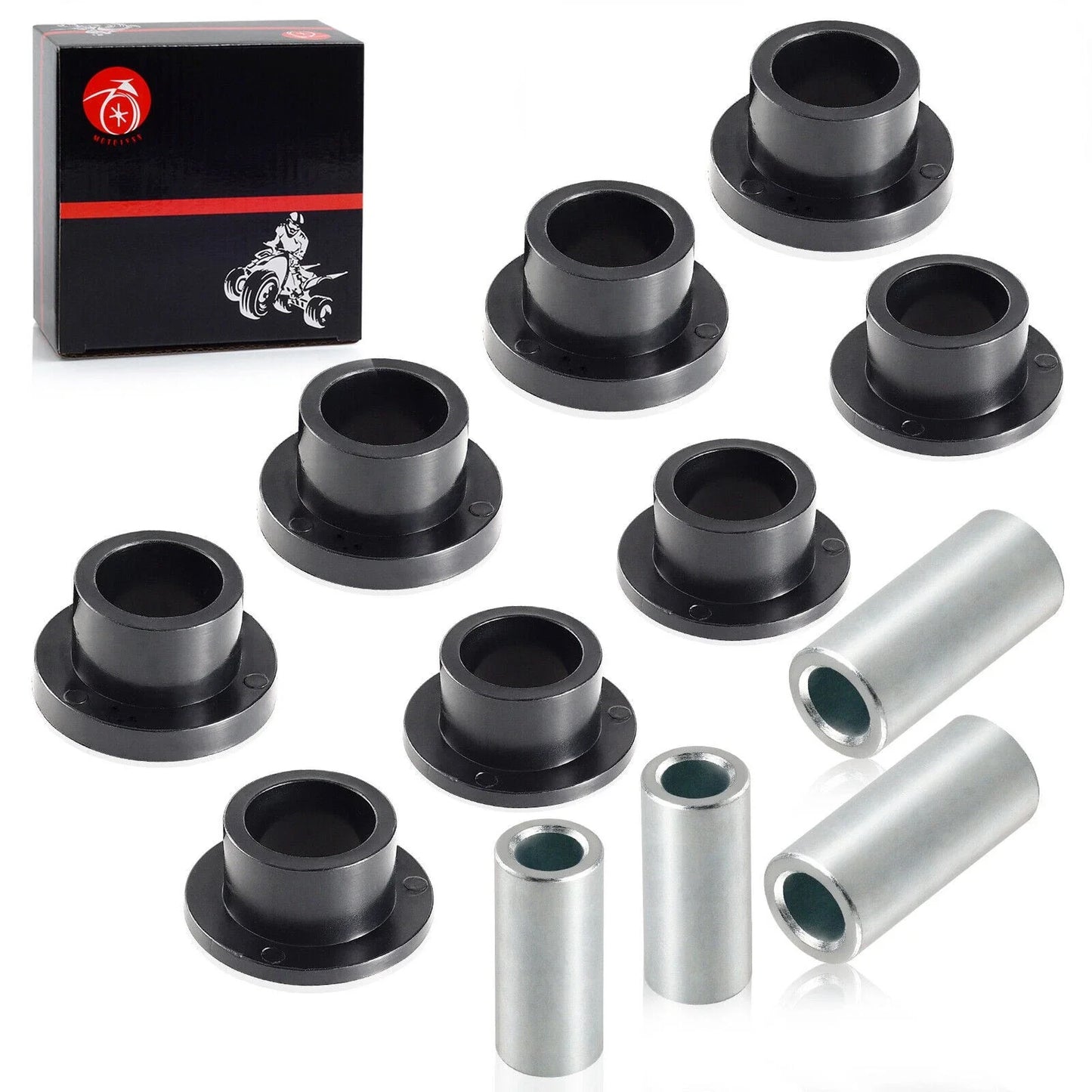 Front Shock Bushing Sleeve Kit for Polaris Ranger Diesel HST Brutus XD (2010–2014)