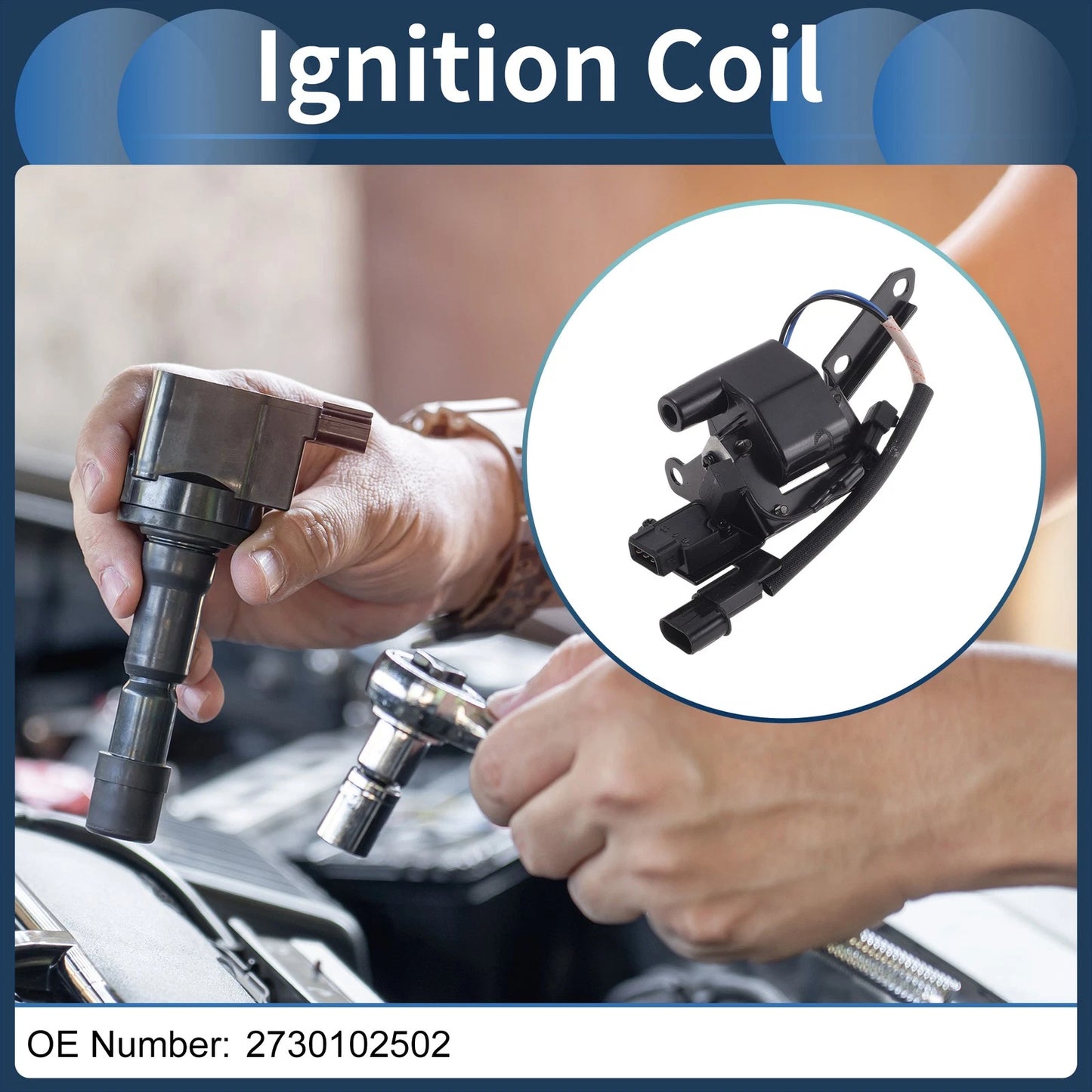 Ignition Coil Pack No.2730102502 for Hyundai Atos (1998–2000)