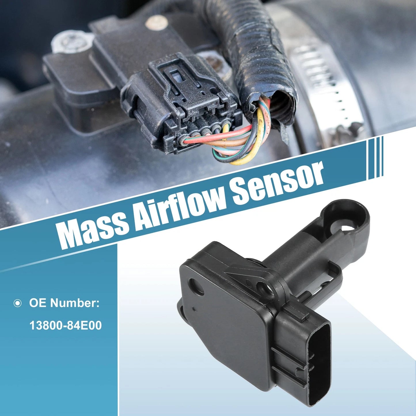 Mass Air Flow Sensor for Suzuki Grand Vitara (2005–2012) No. 13800-84E00
