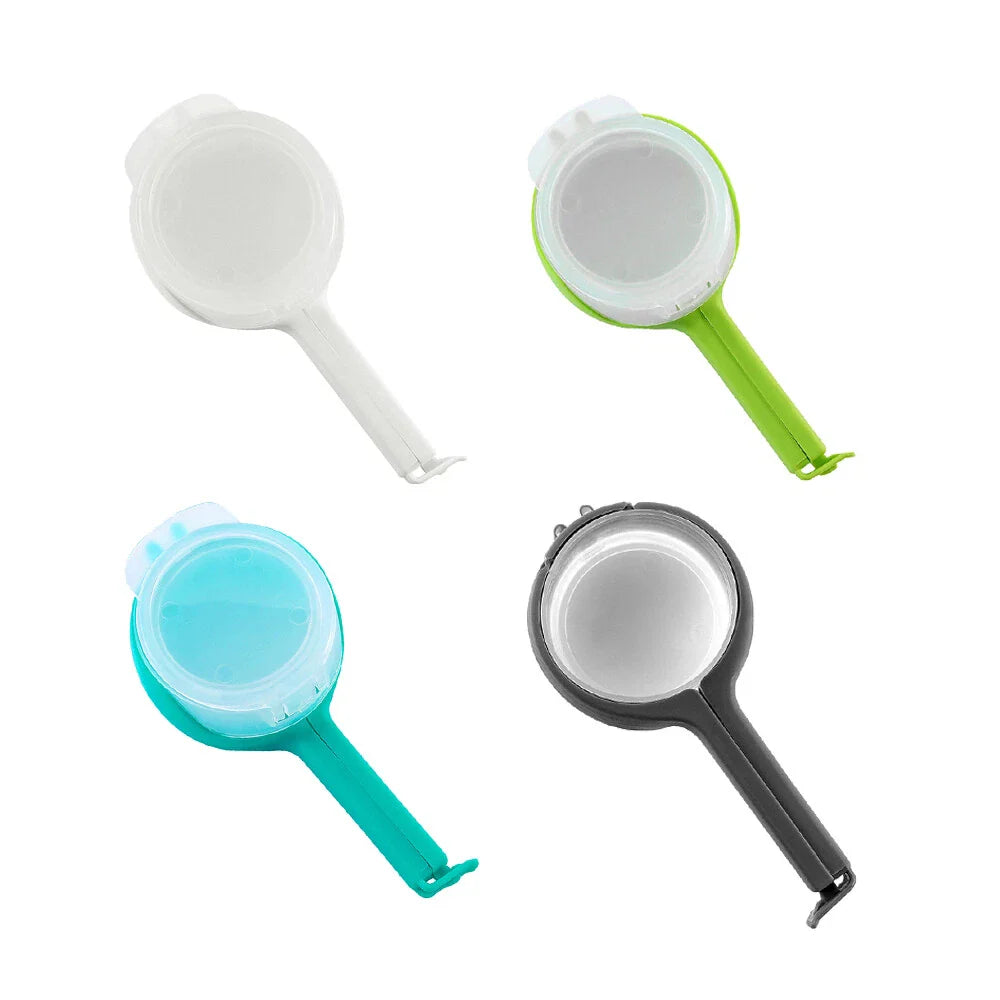 4 x Food Storage Sealing Clips with Pouring Spouts for Kitchen