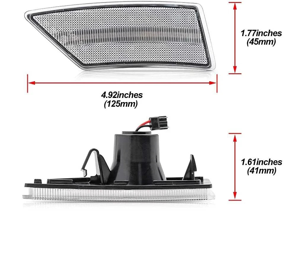 Front Bumper Side Marker Light for Ford Ranger (2019–2023)