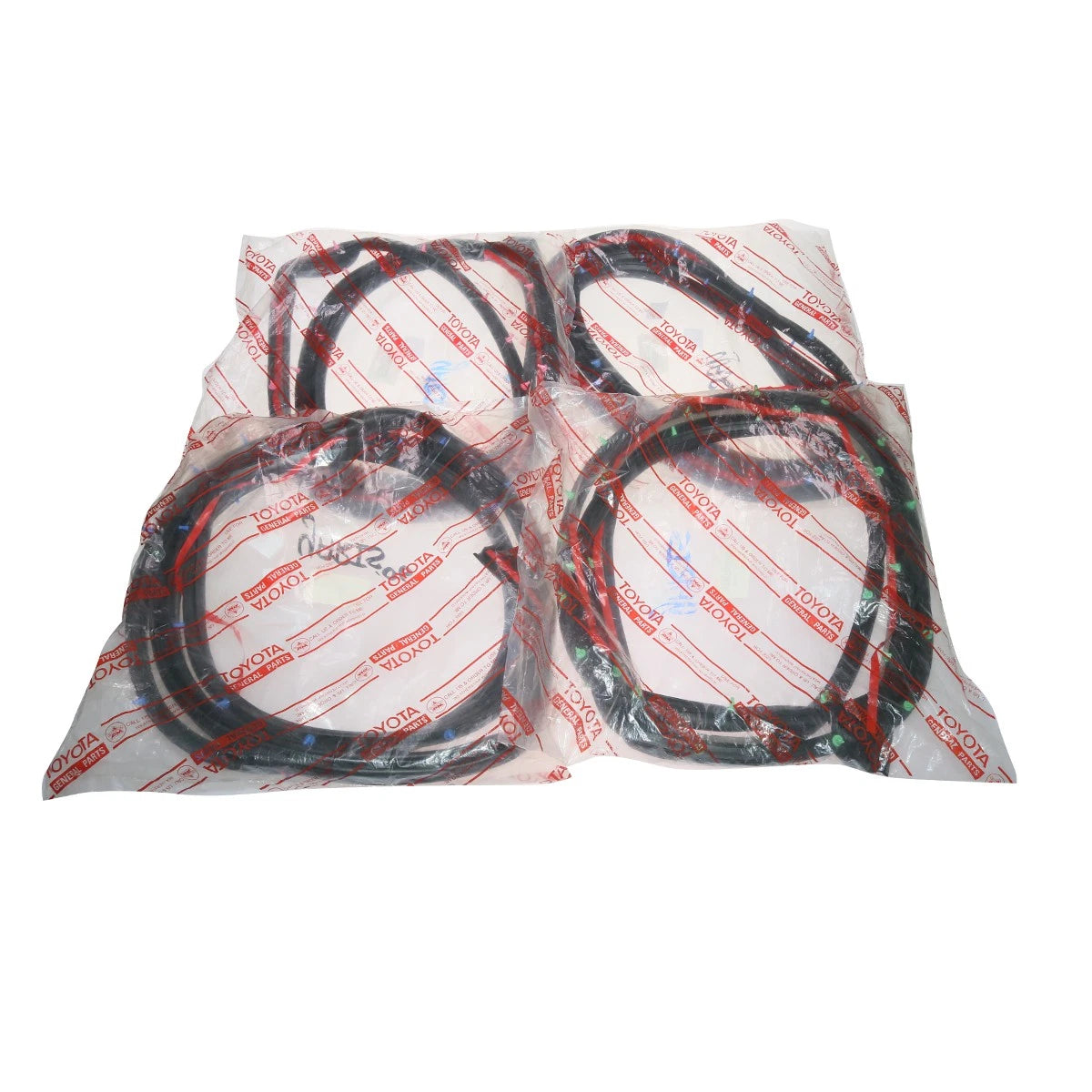 Set of 2 Weatherstrips for Toyota Yaris Vios Echo (2005–2013)