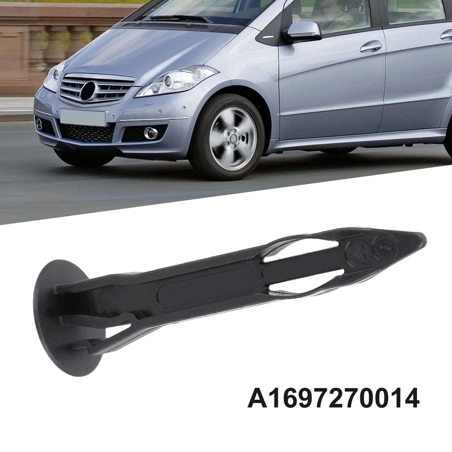 2 x Design Door Card Cover Clip for Mercedes A Class W169 W245 (2004–2012)