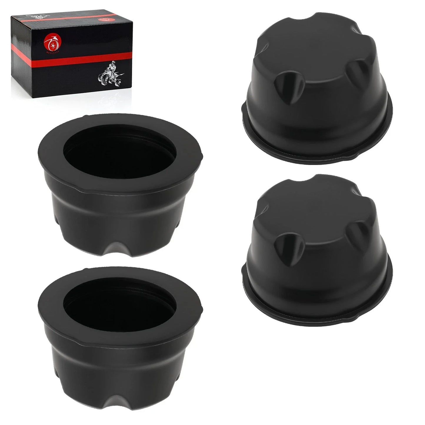 2 x Front And Rear Wheel Hub Caps for Suzuki King Quad (2003–2016)