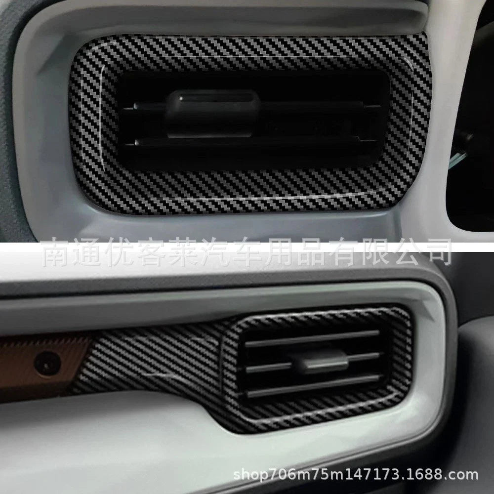 2 x Center Console Air Vent Outlet Trim Cover for Ford Maverick (2022–2023)