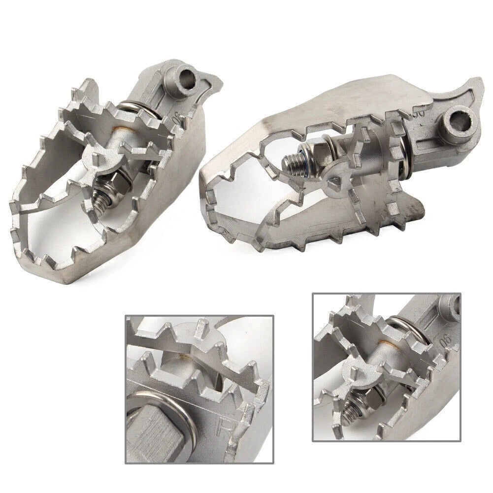 2X Wide Pivot Footrest Foot Pegs for BMW R1200GS Adventure R1250GS F750GS F850GS