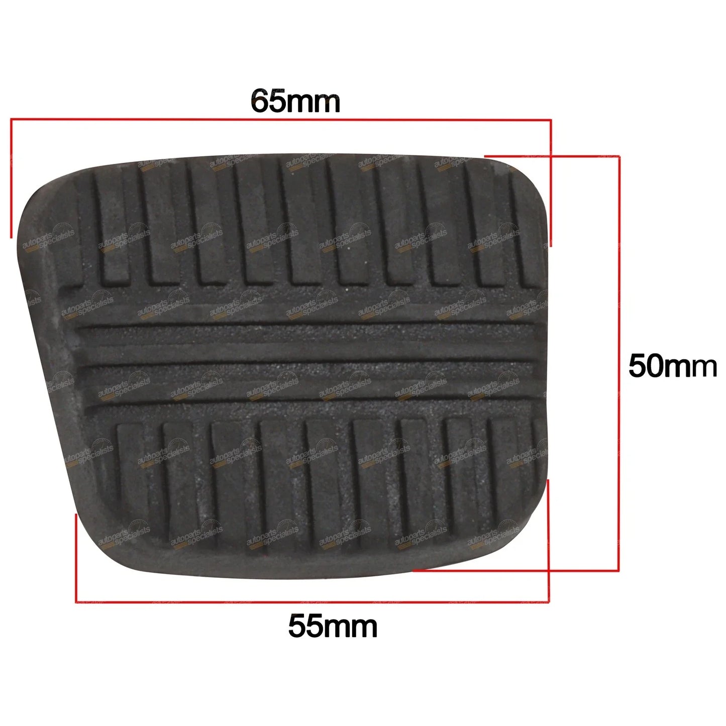 Rubber Brake/Clutch Pedal Pad for Nissan Pintara R31 U12 Manual (1986-1992)