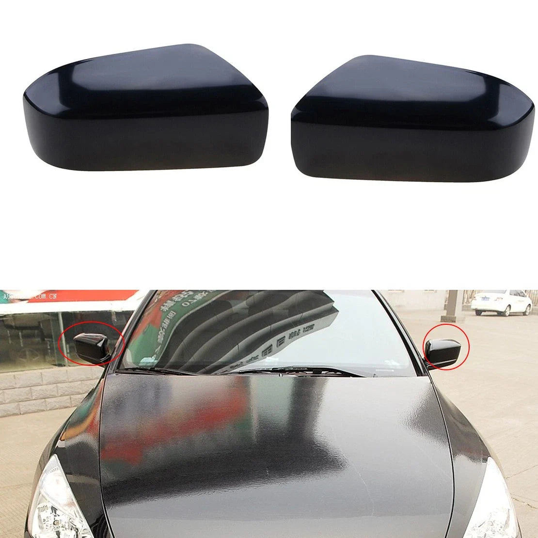 Side Mirror Housing Cap for Honda Accord (2003-2007) - 1 Pair