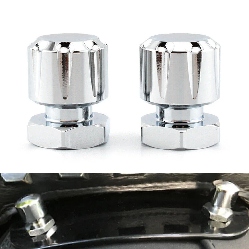 Chrome Mounting Nuts Bolts for Harley Road King, Road Glide, Softail, Fat Boy