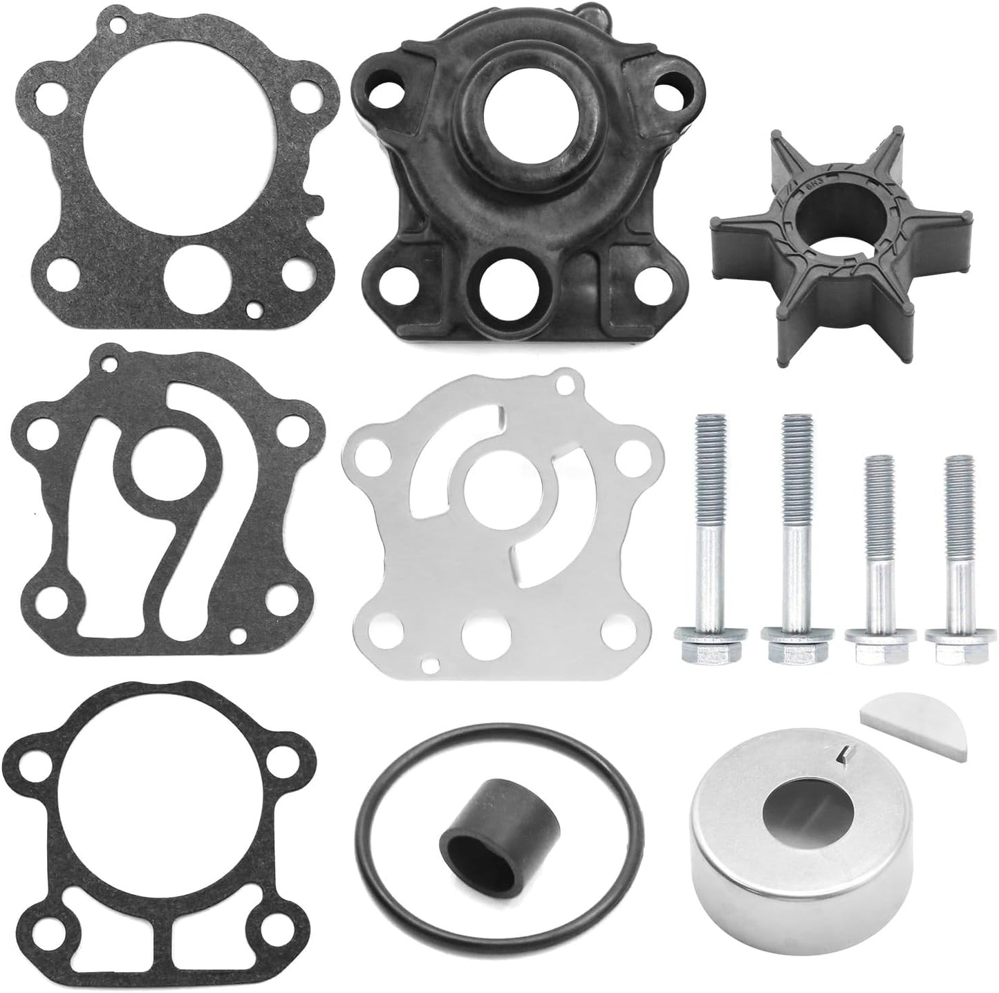 Water Pump Impeller Kit for Yamaha 40 50 HP 2-Stroke (1984–1994)