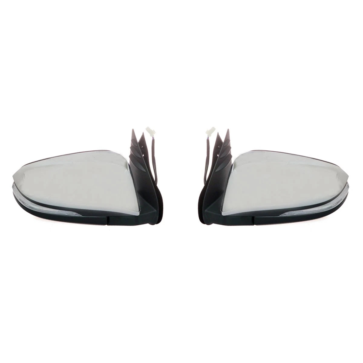 Chrome Electric LED Foldable Mirrors for Toyota Fortuner (2005–2023)