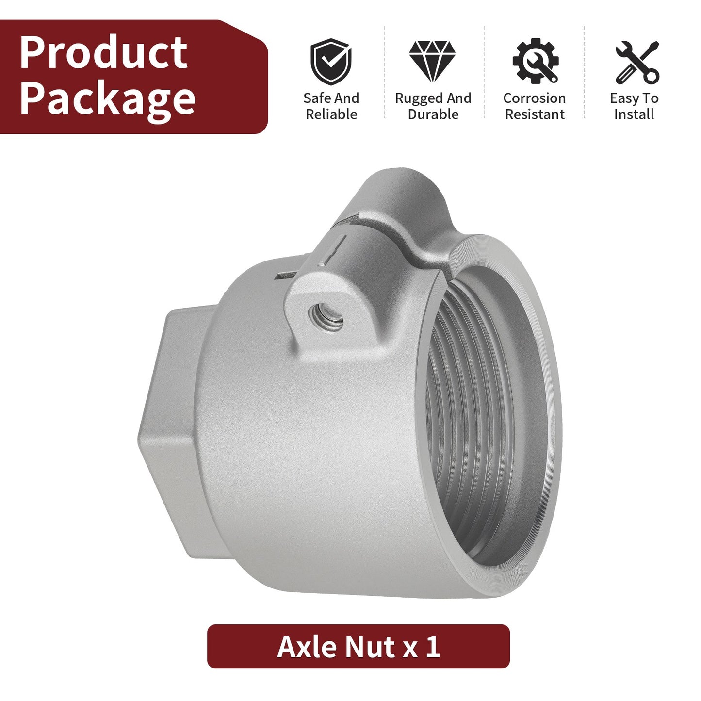 Axle Nut for Polaris Trail Boss Trail Blazer Outlaw Predator Scrambler (1995–2023)