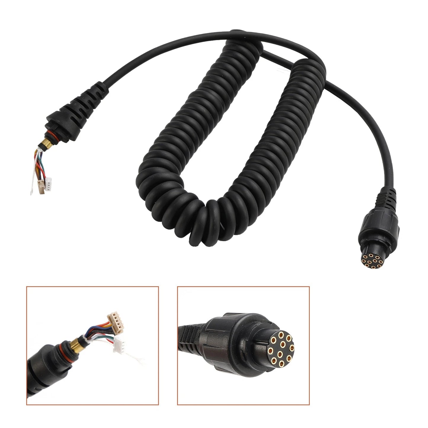 Display Screen Hand Microphone Cable for Hytera MD780 MD650 RD980 HM780
