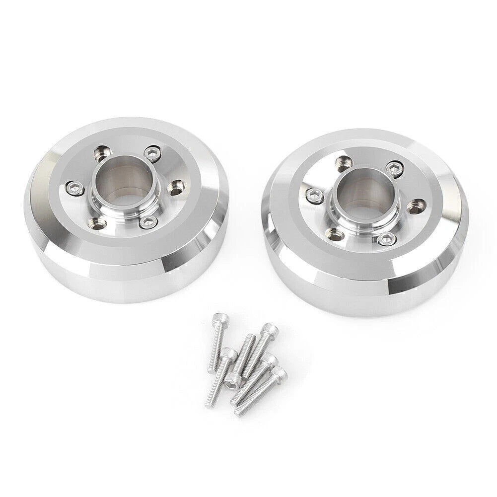 2X Chrome Exhaust Tips Cover for BMW R Nine T (2014–2016)