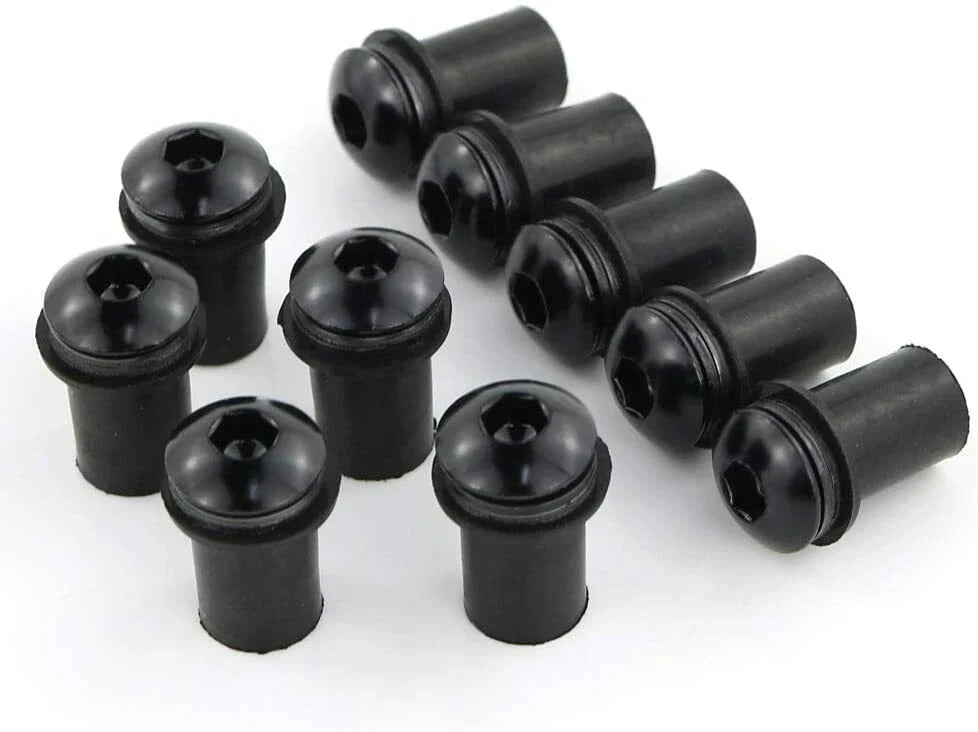 10 x M5 Motorcycle Windscreen Fairing Screen Bolts