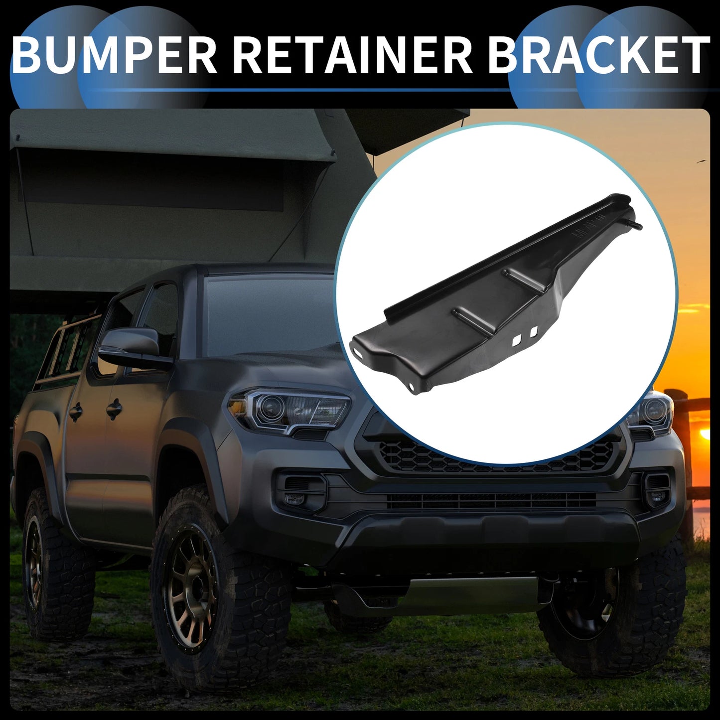 1 Pc Left Front Bumper Support Bracket No. 5327404030 for Toyota Tacoma (2011–2016)