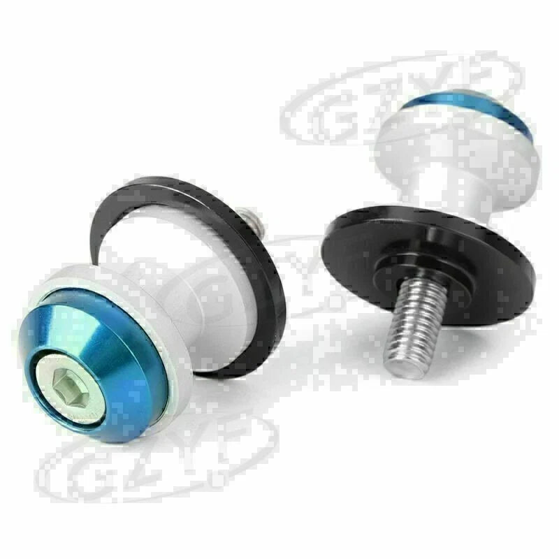8mm Thread Bolt Motorcycle Swingarm Spools Slider Protectors Green Universal