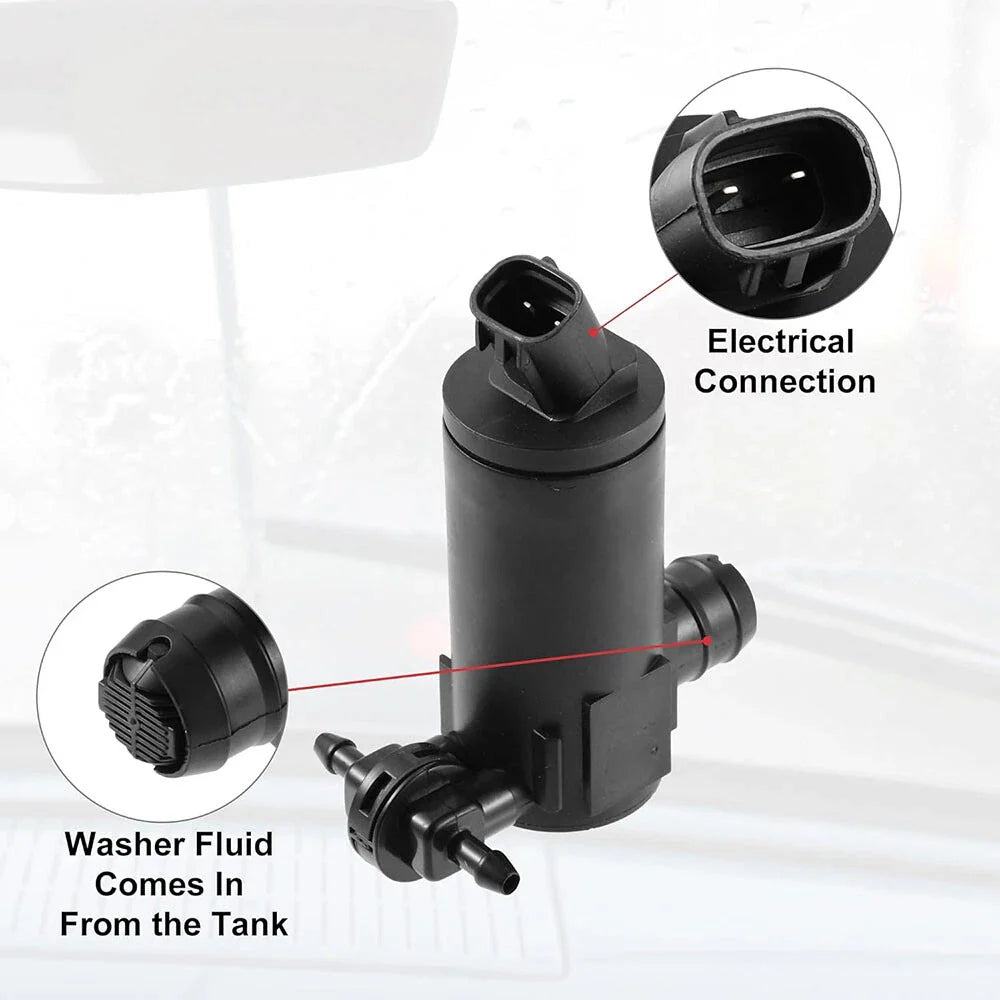 Windshield Washer Pump for Toyota RAV4, C-HR, Corolla, Highlander, Lexus