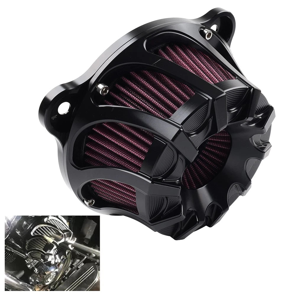 Red Air Cleaner Intake Filter System Kit for Harley Sportster XL883 XL1200 (1991–Present)