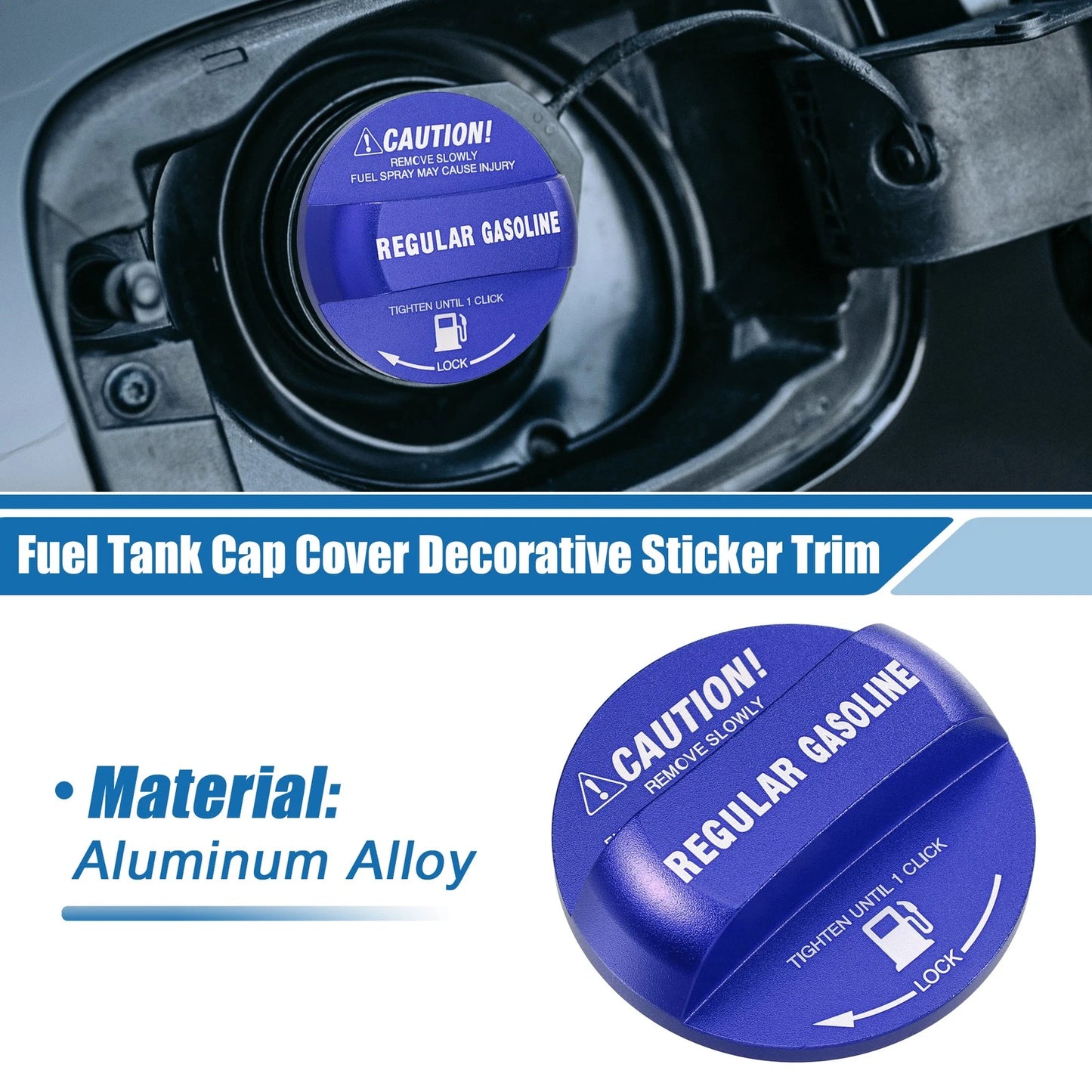 Oil Fuel Cap Decorative Sticker Trim for Subaru Forester (2014–2021)