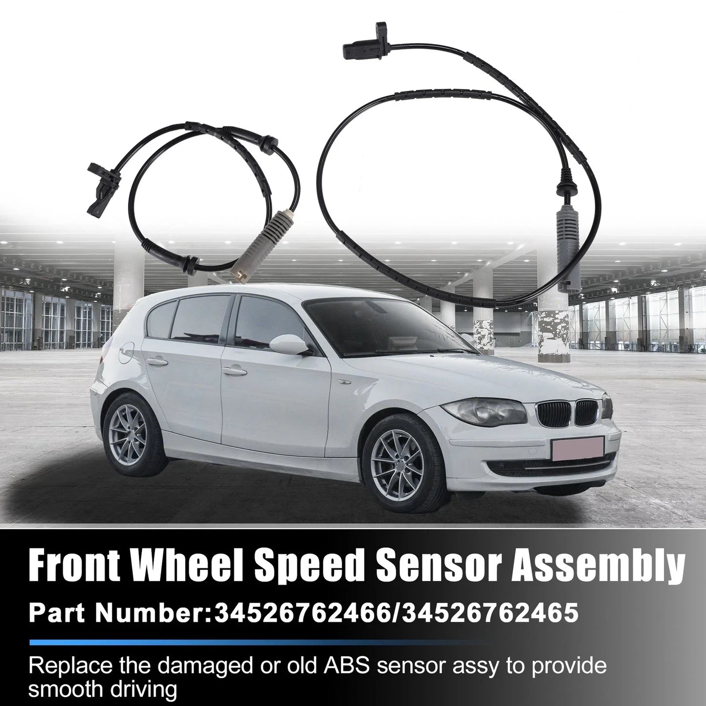 4pcs ABS Wheel Speed Sensor for BMW 125i (2008 - 2013)