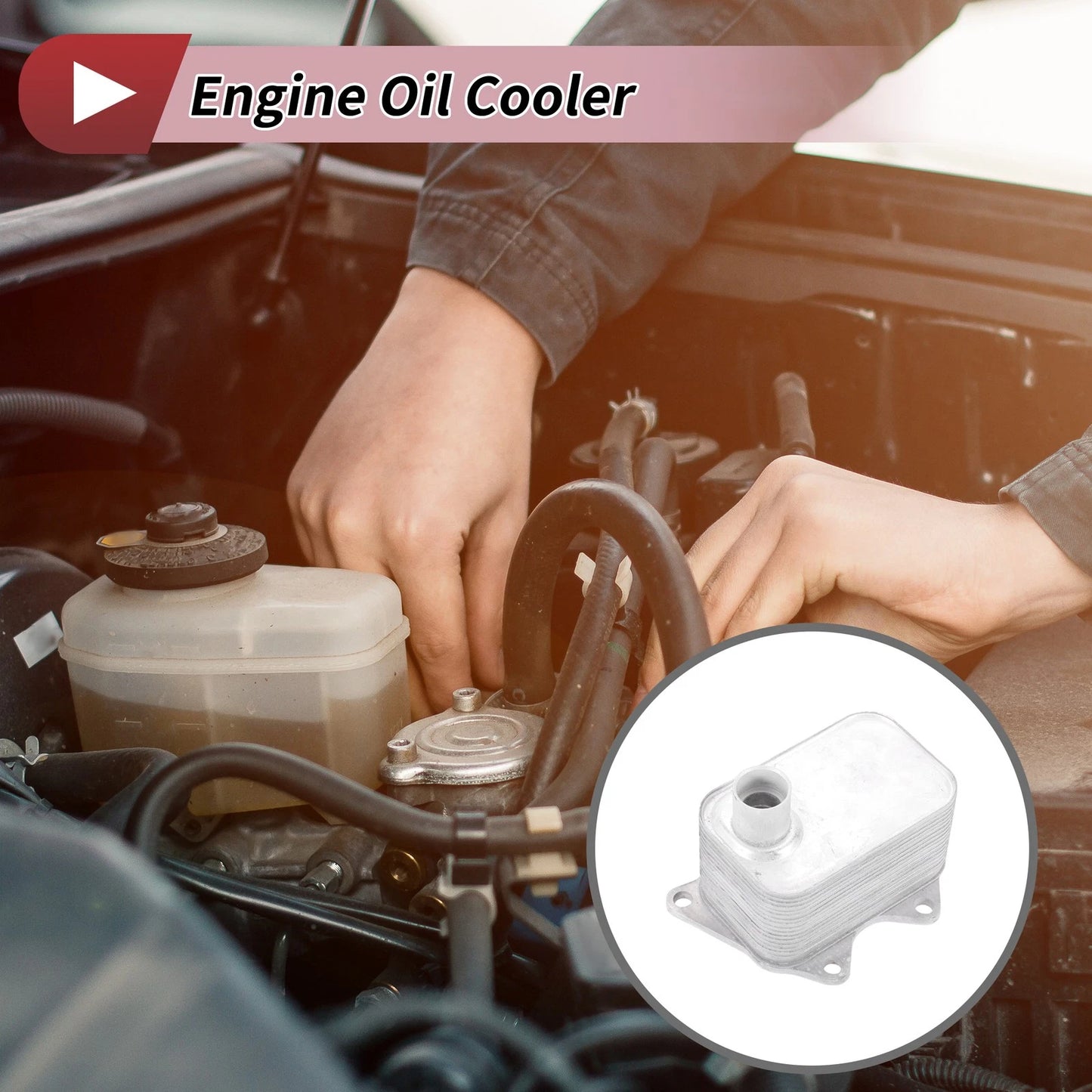 Engine Oil Cooler for Audi A5 (2010–2014) No. 06J117021J