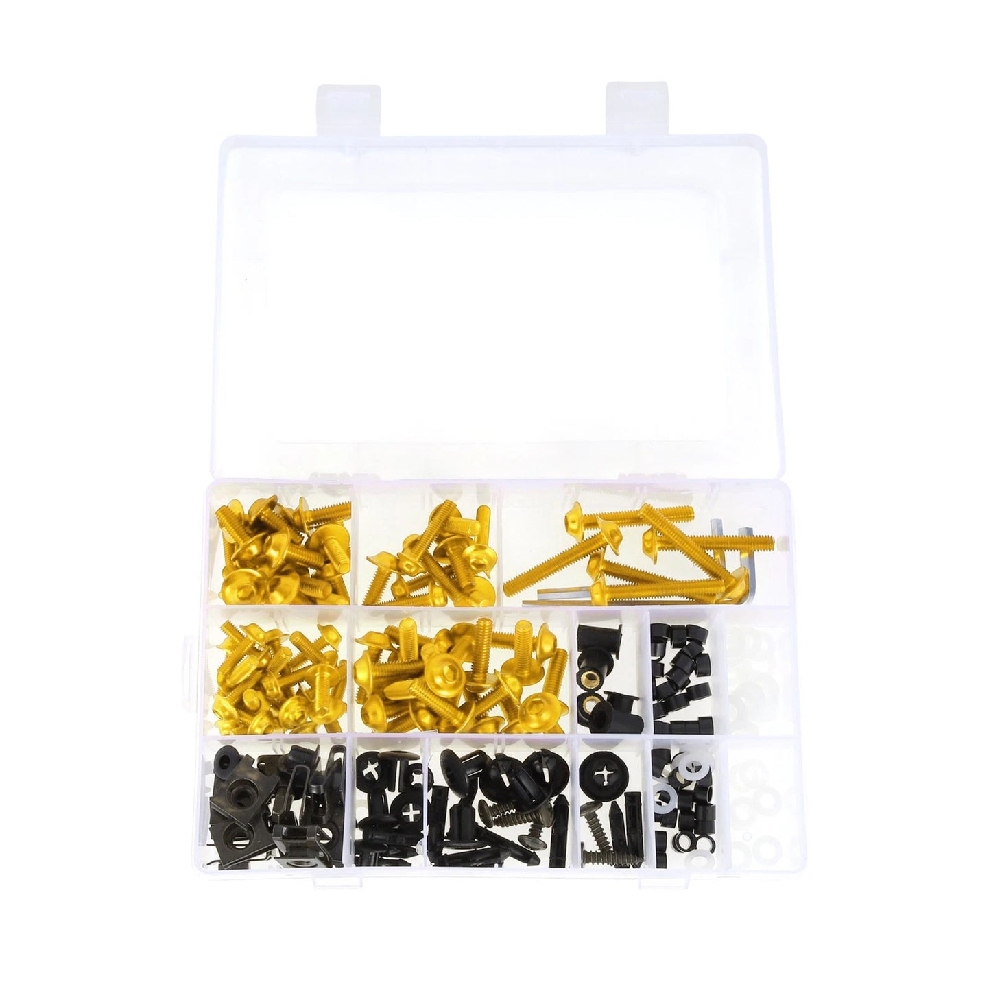 Windshield Bolt for Yamaha Motorcycles (Aluminum Rubber Gold Tone)