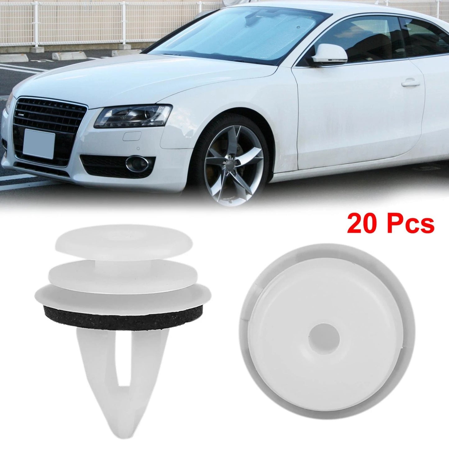 20pcs Plastic Retainer Clips for BMW E46 E90 F30 X5 X3 E60 (1998–2019) 51418224768