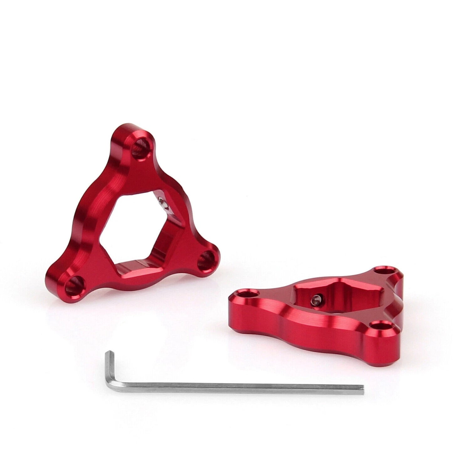 Fork Preload Adjustment Knobs for Suzuki 9R 12R (17mm, Red)