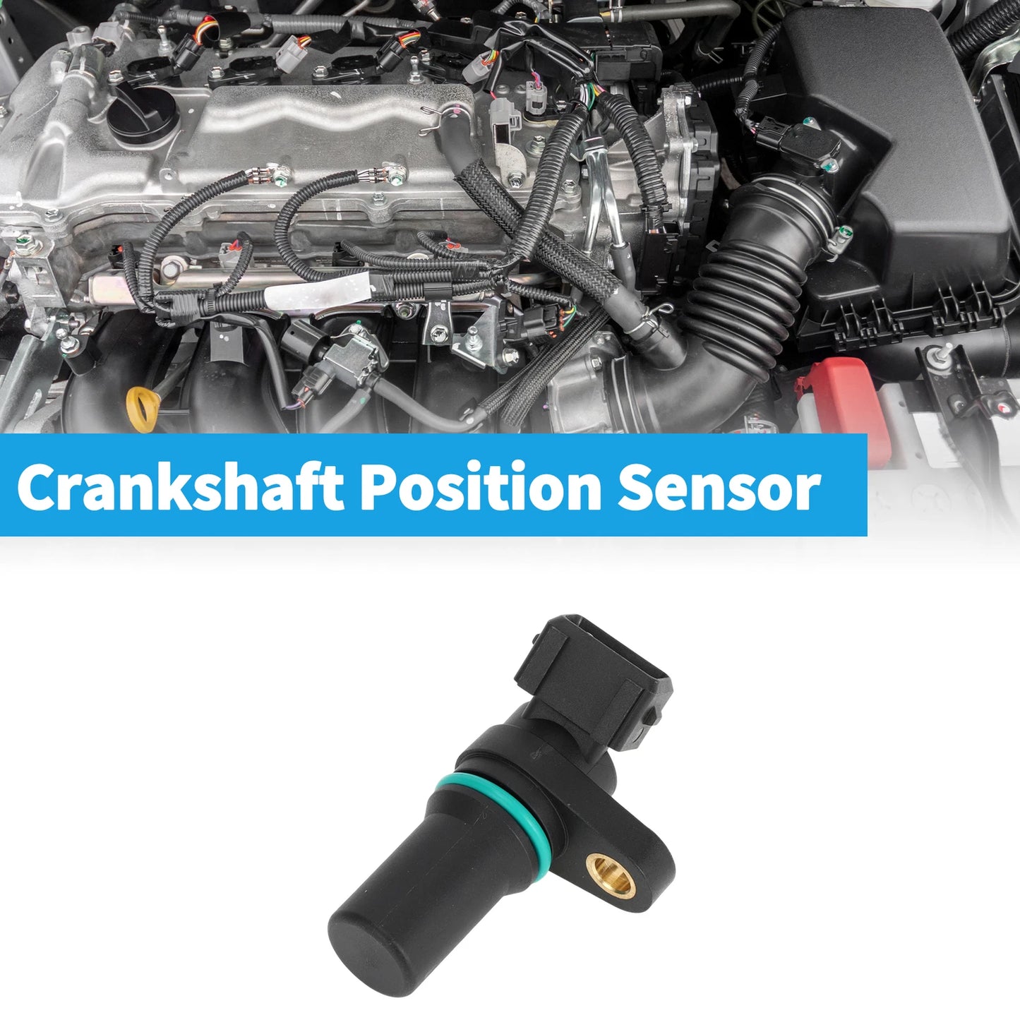 Crankshaft Position Sensor for VW Golf MK3 MK4 (1992–2005) CG220103C Black